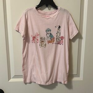 Crewcuts Pink Dog Graphic T-Shirt